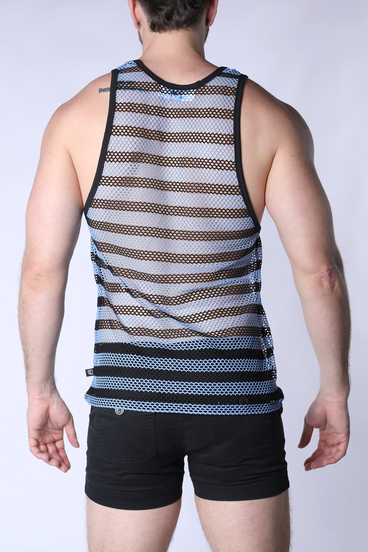 Timoteo Tank Top – Mariner Mesh – Blue