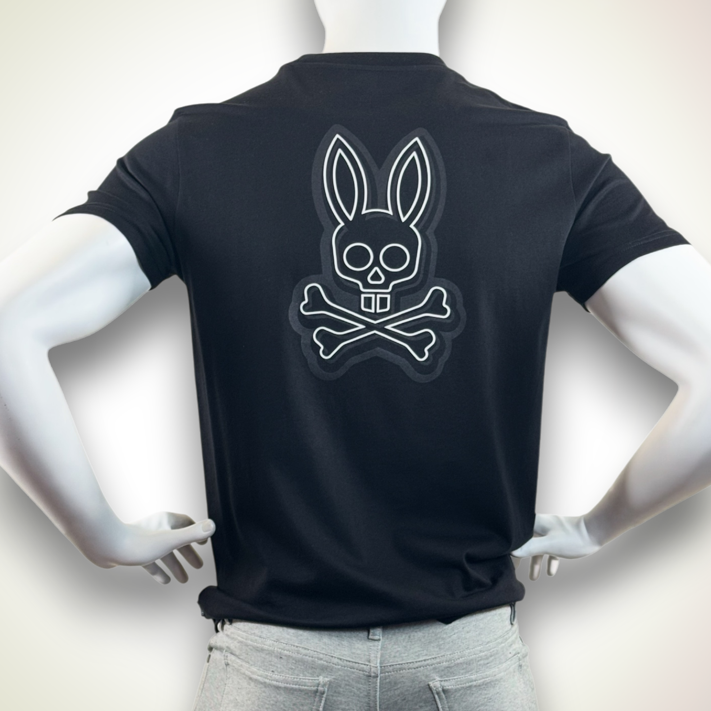 Psycho Bunny Back Print Tee – Sydney - Black