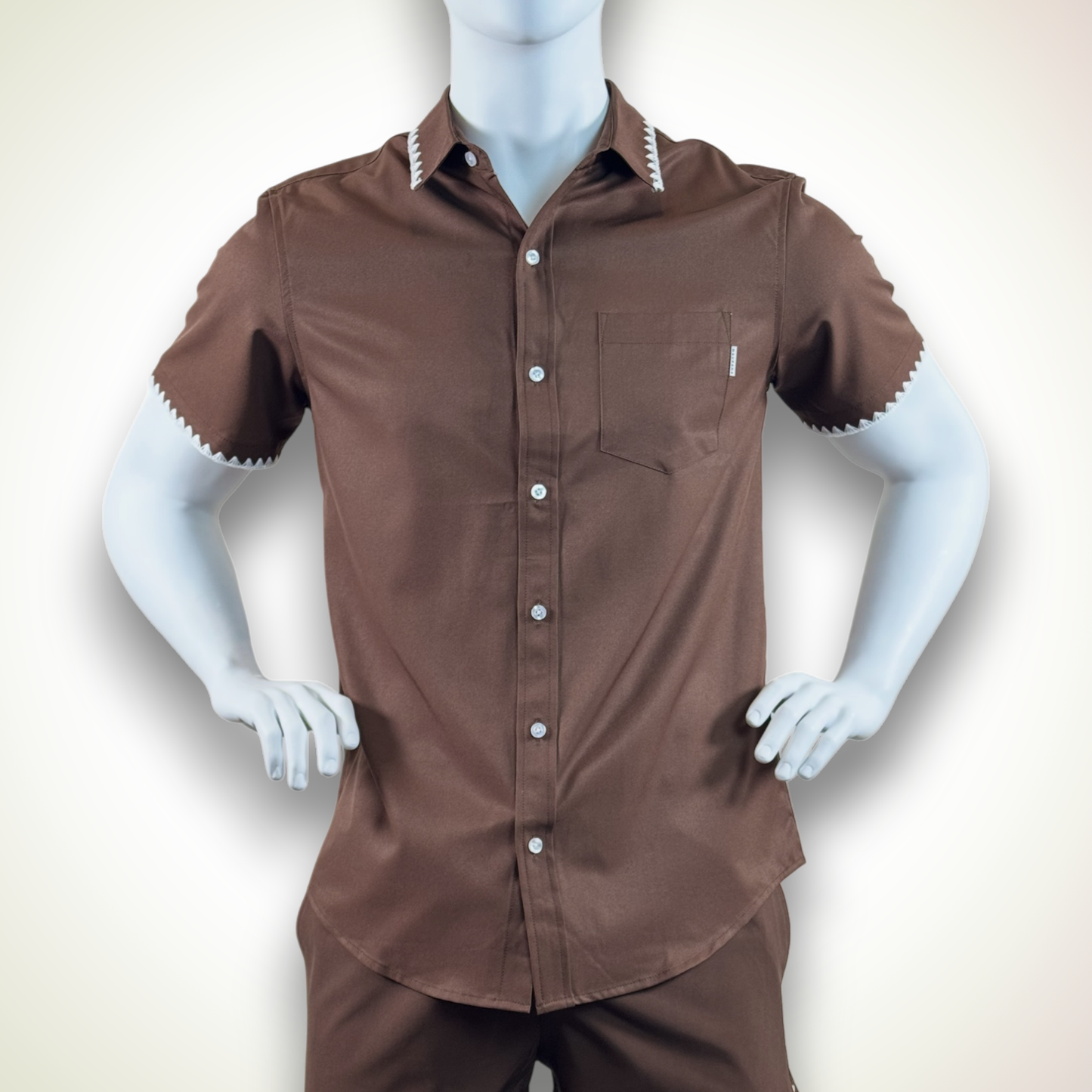 Mavrans Weekend Shirt – Brown Stitch